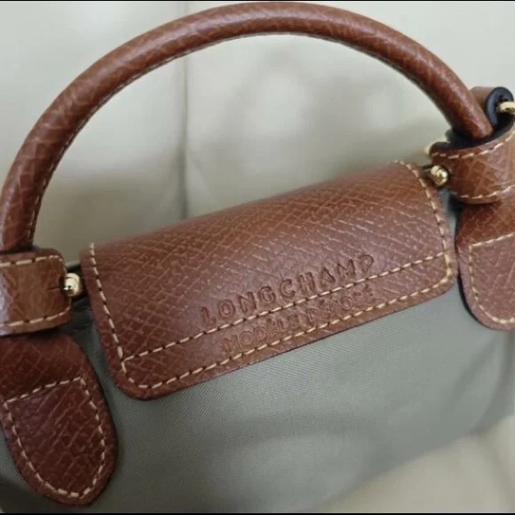 Longchamp Mini Bag in Gray and Brown - Picture 5 of 5